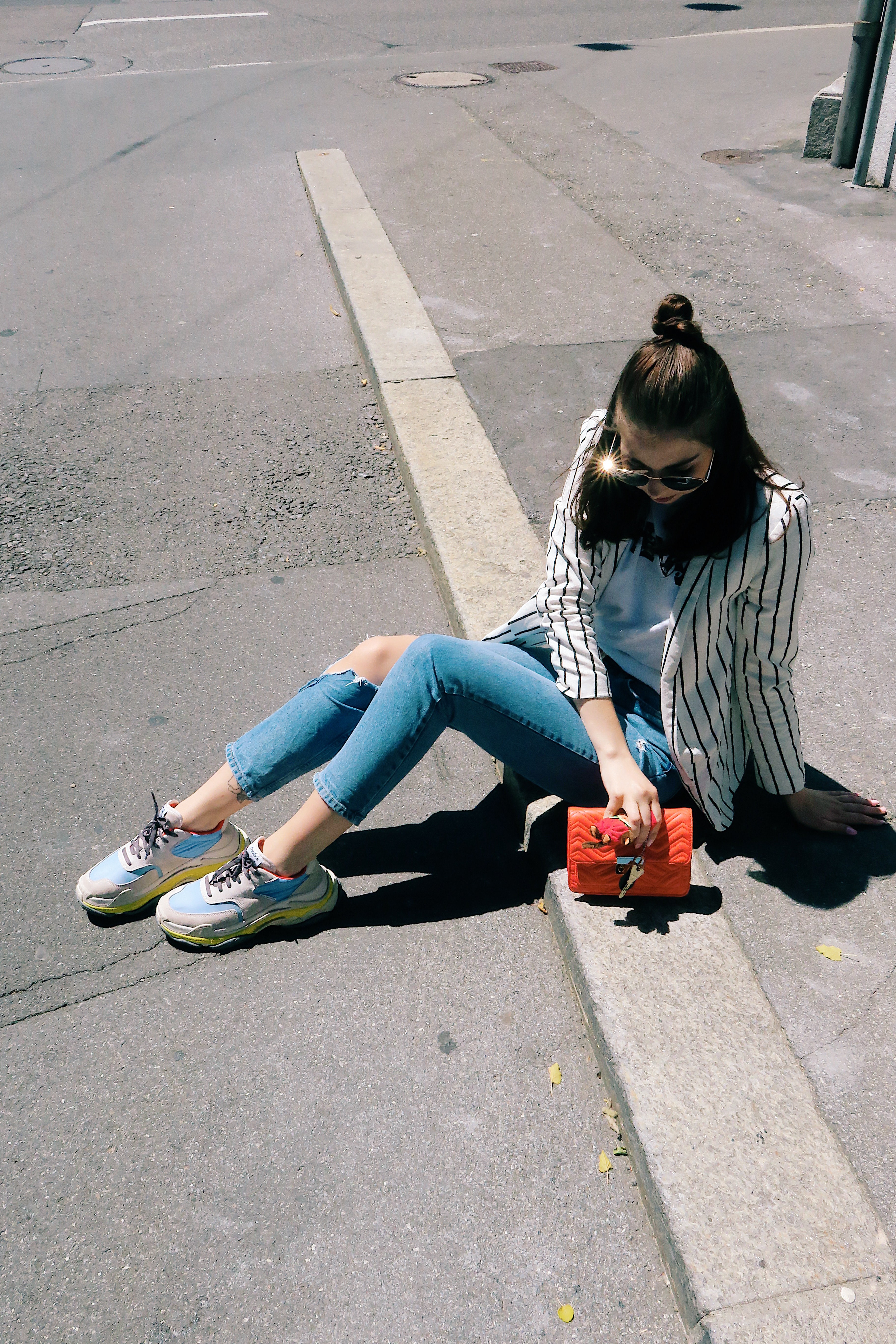 Balenciaga Triple S Trainers Outfit